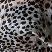 Παντελόνα See-Through Animal Print Καφέ