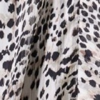 Κιμονό See-Through Με Ζωνάκι Animal Print Καφέ